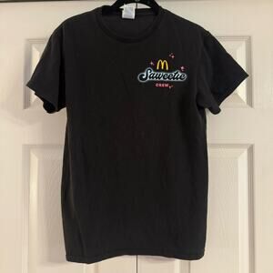 McDonald’s x Saweetie Black Graphic Men’s Crew T Shirt Size S